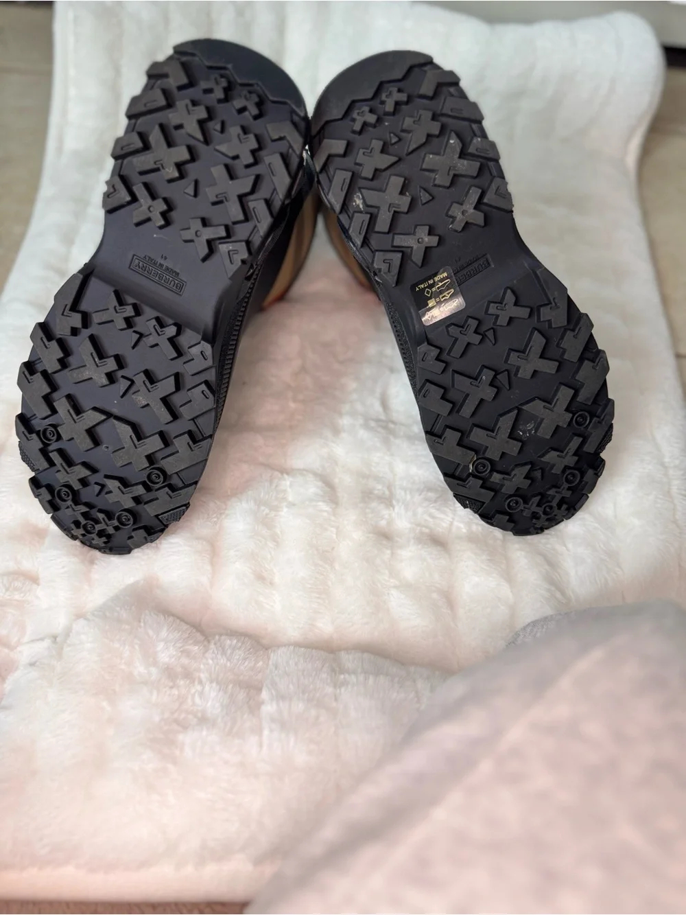 Burberry Ryan House Check Panel Rain Boots